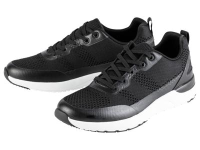 LIVERGY Heren sneakers (Zwart, 44)