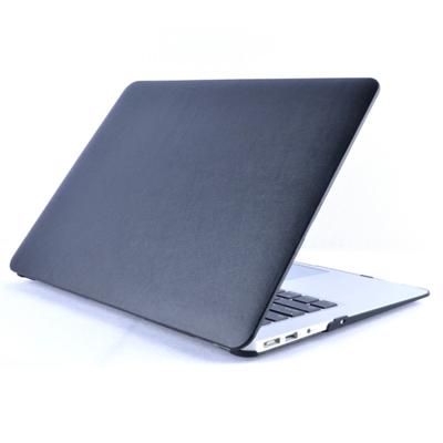 Laptop PU lederen pasta Case voor MacBook Air 13 3 inch A1466 (2012-2017)/A1369 (2010-2012) (zwart)