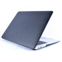 Laptop PU lederen pasta Case voor MacBook Air 13 3 inch A1466 (2012-2017)/A1369 (2010-2012) (zwart)