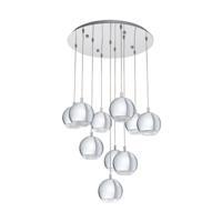 Eglo Led Hanglamp Conessa Vide 10-lichts grijs 95914