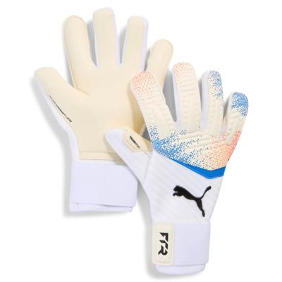 PUMA Future Pro Hybrid Keepershandschoenen Wit Blauw Felrood