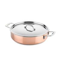 DUCQ braadpan koper Ø28cm (ook inductie)