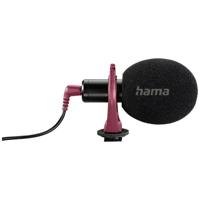 Hama Cameramicrofoon Dasspeld Zendmethode:Kabelgebonden Incl. kabel Microfoon TRRS (3.5 mm jackplug) Kabelgebonden