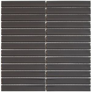 The Mosaic Factory Carbon Shades mozaïek tegels 30x30cm grijs glans