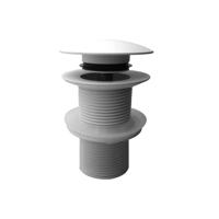Clickwaste Afvoerplug Wiesbaden Caral Verlengd 5/4" Mat Wit