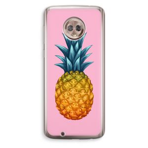 Grote ananas: Motorola Moto G6 Transparant Hoesje