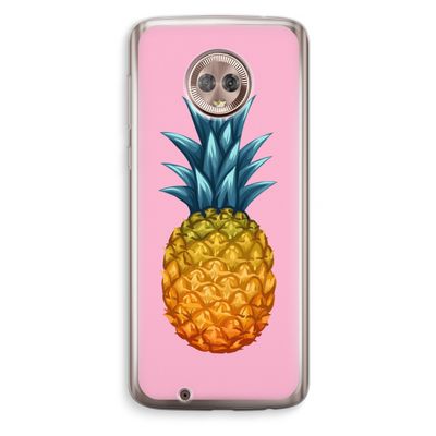 Grote ananas: Motorola Moto G6 Transparant Hoesje
