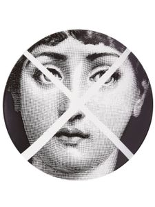 Fornasetti assiette décorative Variazioni n.30 - Noir