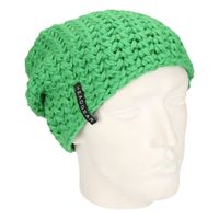 Basic beanie muts limegroen voor heren