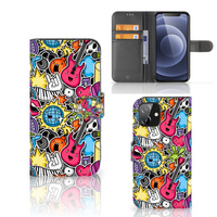 iPhone 12 | 12 Pro (6.1") Wallet Case met Pasjes Punk Rock