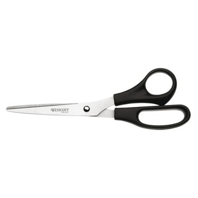 Quantore Schaar westcott buro 210mm rvs met kunststof grip groot oog