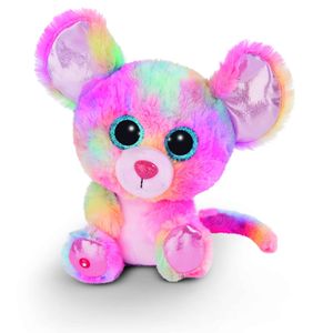 Nici muis Candypop - pluche knuffel - roze - 25 cm