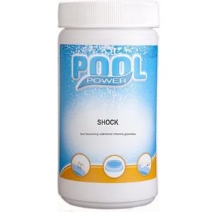Zwembad onderhoud Pool Power Shock chloor granulaat 1 KG   -