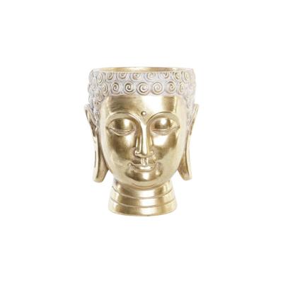 Grondlegger DKD Home Decor 17,5 x 17,5 x 21 cm Gouden Boeddha Hars