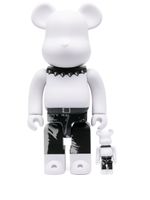 MEDICOM TOY x Andy Warhol Les Rolling Stones (Sticky Fingers) BE@RBRICK lot de figurines 100% + 400% - Blanc - thumbnail