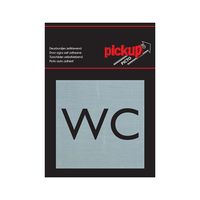 Route Alu Picto 80x80 mm wc - Pickup