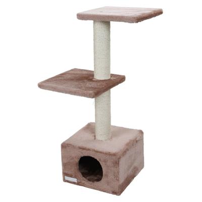 Krabpaal voor Katten Kerbl Venus Sweet Zwart Boomstructuur 30 x 30 x 85 cm