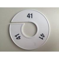 Maatring 11 cm wit/zwart 41