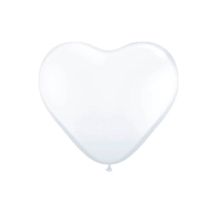 Folat BV Hart ballonnen - wit, 8st.