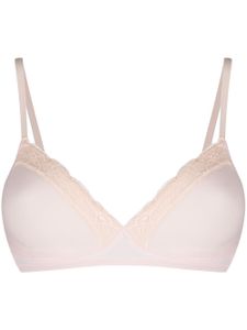 Hanro soutien-gorge bordé de dentelle - Tons neutres