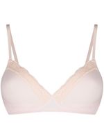 Hanro soutien-gorge bordé de dentelle - Tons neutres