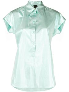 PINKO chemise Cadmo à effet métallisé - Vert