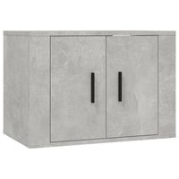 The Living Store Wandmeubel Betongrijs 57x34.5x40 cm - Klassiek design