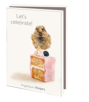 Kaartenmapje Klein: Let's celebrate!, Angelique Weijers 10 Stuks