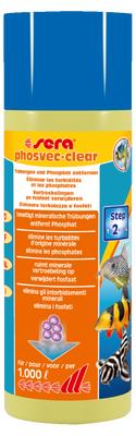 Sera phosvec·clear 250ml - Kristalhelder Water & Algencontrole voor Aquaria