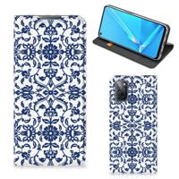 OPPO A52 | A72 Smart Cover Flower Blue