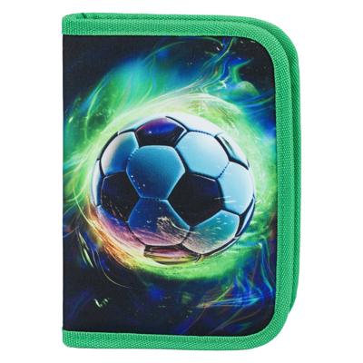 Baagl Etui Voetbal Groen 1- rits