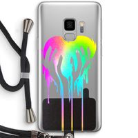 Hold My Heart: Samsung Galaxy S9 Transparant Hoesje met koord