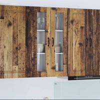Keukenkast Kalmar Oudhout 60 x 31 x 100 cm Bewerkt hout
