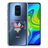 Xiaomi Redmi Note9 Telefoonhoesje met Naam Boho Summer - thumbnail