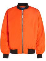 Karl Lagerfeld Jeans veste bomber à logo imprimé au dos - Orange - thumbnail