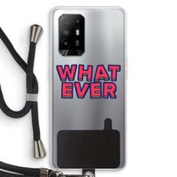 Whatever: Oppo A95 5G Transparant Hoesje met koord