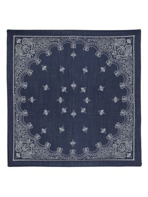 Destin écharpe Judy à imprimé bandana - Bleu