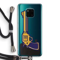 Pew Pew Pew: Huawei Mate 20 Pro Transparant Hoesje met koord