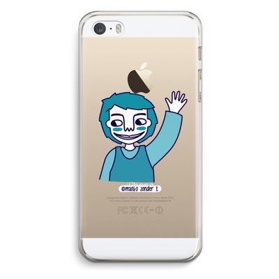 Zwaai: iPhone 5 / 5S / SE Transparant Hoesje