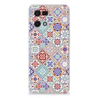 OPPO Reno7 4G | TPU | Siliconen hoesje | Tiles Color