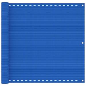 VidaXL Balkonscherm 90x600 cm HDPE blauw