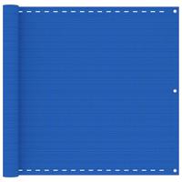 VidaXL Balkonscherm 90x600 cm HDPE blauw