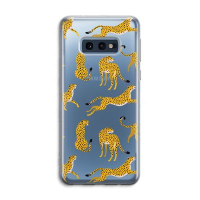 Luipaard: Samsung Galaxy S10e Transparant Hoesje