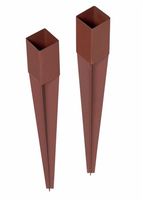 Paalhouder 71/750mm voor tuinschermen gecoat Paalhouder 71/750mm voor tuinschermen gecoat