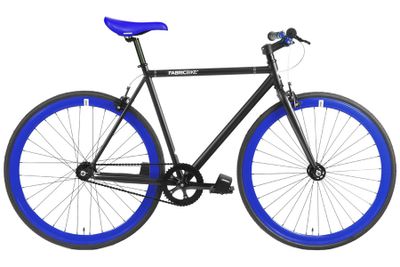 Fixie Fiets FabricBike Mat Zwart & Blauw Fixie Fiets FabricBike Mat Zwart & Blauw