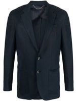 Billionaire blazer en lin à logo brodé - Bleu