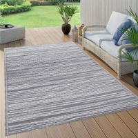 VidaXL Buitenkleed arakil 190x290 cm pp grijs