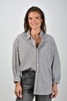Denimist blouse DSW4230-983 brown wide stripe