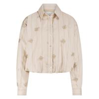 Nukus Lara Blouse Embroidery Nkf02055 Blouse 9 Sand