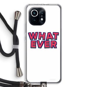 Whatever: Xiaomi Mi 11 Transparant Hoesje met koord